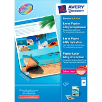 Бумага для принтера Avery Zweckform Премиум А4, 100 листов, 210x297мм, 200 г/м2, белая суперглянцева