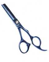 Ножницы парикмахерские Kapous Pro-scissors B филировочные, 5.5', 32 зубца, голубой футляр