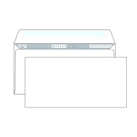 Конверт почтовый Officepost Е65 белый, 110х220мм, 80г/м2, стрип, 100 шт