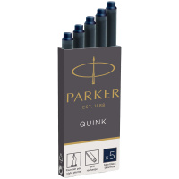 Картриджи чернильные Parker 'Cartridge Quink' темно-синие, 5шт., блистер