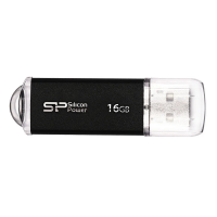 Память SiliconPower 'Ultima II' 16GB, USB2.0 Flash Drive, черный (металл.корпус)