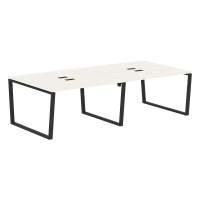 Стол 4-х местный EVWST 2713 Ясень Траун/Черный 2726х1346х750 EDIS