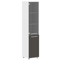 Шкаф высокий узкий EHCS 42.2 Мокко/Белый/Белый 426х430х1967 EDIS