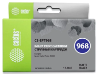 Картридж струйный Cactus CS-EPT968 T0968 черный матовый (13мл) для Epson Stylus Photo R2880