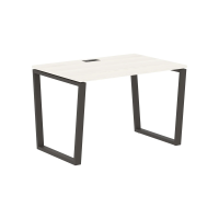 Стол прямой EVST 1180 Ясень Траун/Мокко 1160х800х750 EDIS