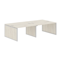 Стол 4-х местный XQPWST 2814 Сосна Эдмонт/Алюминий 2800х1406х750 XTEN-QP