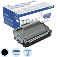 Картридж лазерный Brother TN-3430, черный