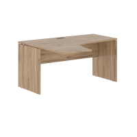 Стол эргономичный EDCET 1513(L) Дуб Денвер светлый/Мокко 1560х1360х750 EDIS