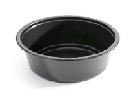 Контейнер пластиковый черный 12.7 x 5см, 350мл х 50шт