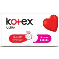 Прокладки Kotex Ultra Super, 8шт