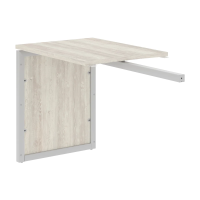 Брифинг приставка XQPR 869 Сосна Эдмонт/Алюминий 800х600х750 XTEN-QP