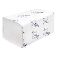 Бумажные полотенца Flypapir Premium листовые, V-сложения, 2 слоя, белые, 200шт, 262202ПК-Ц
