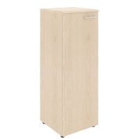 Шкаф-колонка средний Skyland Wave WMC 42.1, бук тиара, 432х432х1184мм, с глухой средней дверью, с топом