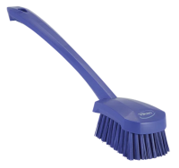 Щетка с ручкой Vikan 415мм, жесткий ворс, фиолетовый, 41868