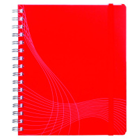 Блокнот Avery Zweckform Notizio Standard 7031, красный, 90г/м2, 90 листов, А5, в линейку, на спирали