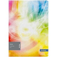 Папка-уголок Berlingo 'Glow', 200мкм, с рисунком, с эффектом блесток