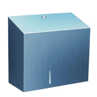 Диспенсер для туалетной бумаги в рулонах Merida Stella Duo BSM202, матовый металлик