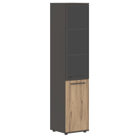 Шкаф высокий узкий EHCS 42.7(L) Дуб Денвер светлый/Мокко/Мокко 426х430х1967 EDIS