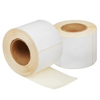 Термоэтикетки ЭКО 58х40мм, 500шт, без печати, 12 рулонов