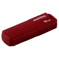 Память Smart Buy 'Clue'  16GB, USB 2.0 Flash Drive, бордовый