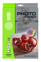 Фотобумага для струйных принтеров Cactus CS-GA4170100 A4, 100 листов, 170г/м2, белая, глянцевая