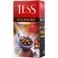 Чай Tess Pleasure (Плэжа), черный, 25 пакетиков