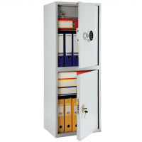 Шкаф металлический для документов Aiko SL-125/2T EL бухгалтерский, 1252x460x340мм