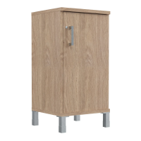 Шкаф-колонка низкая с замком в глухой малой двери B 411.3(RZ) Дуб Бофорд 475х450х920 BORN