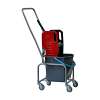 Тележка уборочная Eco-Force 1x25л, с отжимом