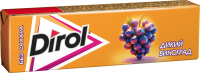 Жевательная резинка Dirol Дикий виноград без сахара, 13г