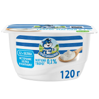 Творог Простоквашино мягкий 0.1%, 120г