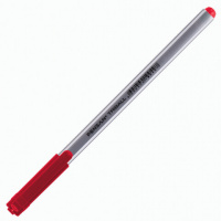 Шариковая ручка Pensan Triball красная, 0.5мм, серебристый корпус