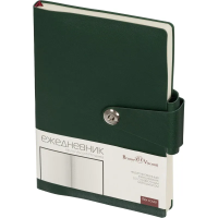 Ежедневник недатированный А5 PRIMAVERA(ТЕМНО-ЗЕЛЕНЫЙ) 3-536/07