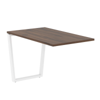 Брифинг-приставка EVB 1167 Дуб Денвер тёмный/Белый 1160х670х750 EDIS