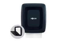 Диспенсер для полотенец листовых Focus угольный, пластик, 8076284