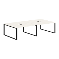 Стол 4-х местный EQWST 3116 Ясень Траун/Черный 3126х1606х750 EDIS