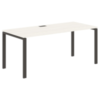 Стол прямой EUST 1780 Ясень Траун/Мокко 1760х800х750 EDIS