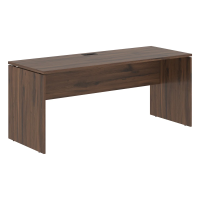 Стол прямой EDST 1767 Дуб Денвер тёмный/Черный 1760х670х750 EDIS