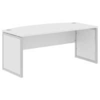 Стол руководителя XQPET 189 Белый/Алюминий 1800х914х750 XTEN-QP