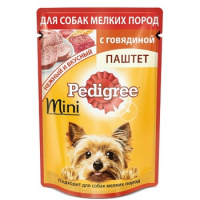 Корм для собак PEDIGREE паштет из говядины, 85г