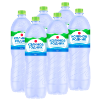 Вода Калинов Родник питьевая негазированная, 1.5л x 6 шт
