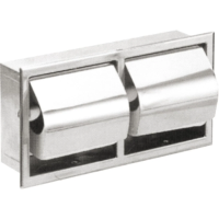 Держатель туалетной бумаги Nofer встраиваемый с крышкой, 05206.B