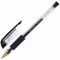 Гелевая ручка Brauberg EXTRA GT GLD черная, узел 0.5мм, линия письма 0.35мм