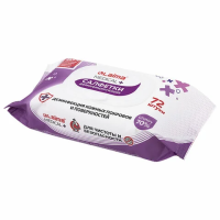 Дезинфицирующие салфетки спиртовые (70%), для рук и любых поверхностей, 72 шт., LAIMA MEDICAL, 60876