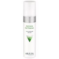 Гель очищающий Aravia Anti-Acne Gel Cleanser для жирной и проблемной кожи лица, 250мл