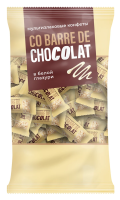 Конфеты Co Barre De Chocolat мультизлаковые белая глазурь, 1кг