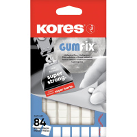 Клейкая лента-масса Kores Gum Fix 10х50м, удаляемая, 84шт/уп