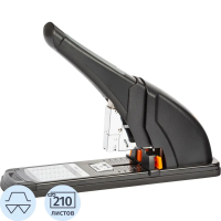 Степлер мощный Deli E0385 (N23/6-23/23) до 210л,энергосбер,плас/мет,ассор