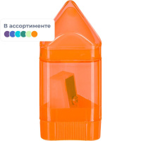 Точилка для карандашей Attache Colorful! 1 отверстие, ассорти, с ластиком