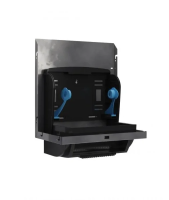 Диспенсер для бумажных полотенец Nofer в рулонах встраиваемый сенсорный черный / 12053.PA